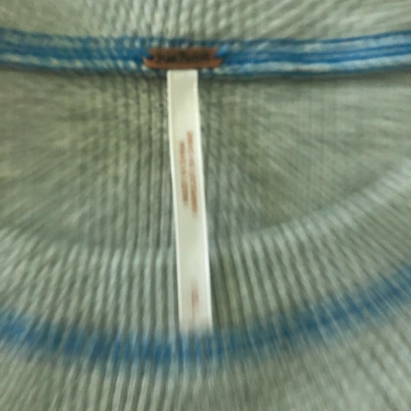 Free People Waffles long sleeve with zippers! - Picture 2 of 2